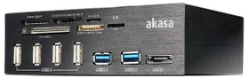 Akasa InterConnect Pro Multi-Slot-Cardreader, USB 3.0 19-Pin Stecksockel [Stecker]