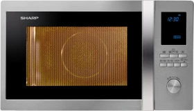 Sharp R922STWE Mikrowelle mit Grill/Heißluft