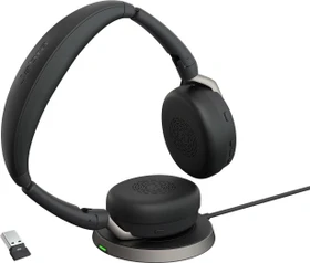 Jabra Evolve2 65 Flex USB-A MS inkl. Wireless Charging Pad