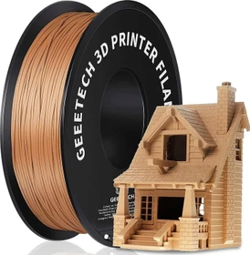 Geeetech PLA Wood Black, braun, Spule, 1.75mm, 1.00kg