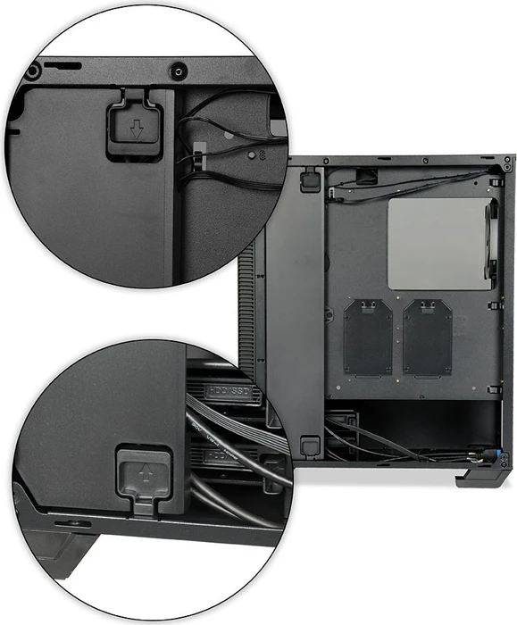 iBox Wizard 4, schwarz, Glasfenster