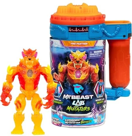 Moose Toys Mr. Beast Lab - Mutators Flame Panther