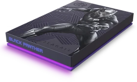 Seagate FireCuda Gaming HDD - Black Panther Special Edition, 2TB, +Rescue, USB 3.0 Micro-B