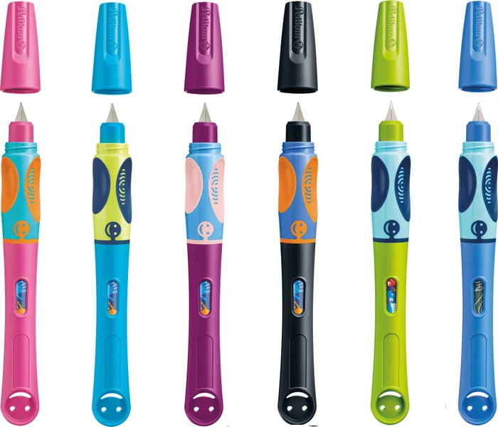 Pelikan griffix 4 neon black, rechte Hand, Anfänger, Faltschachtel