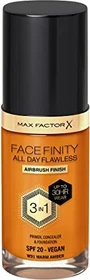 Max Factor Facefinity All Day Flawless Foundation W91 warm amber LSF20, 30ml