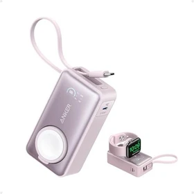 Anker MagGo Power Bank (10K) für Apple Watch rosa