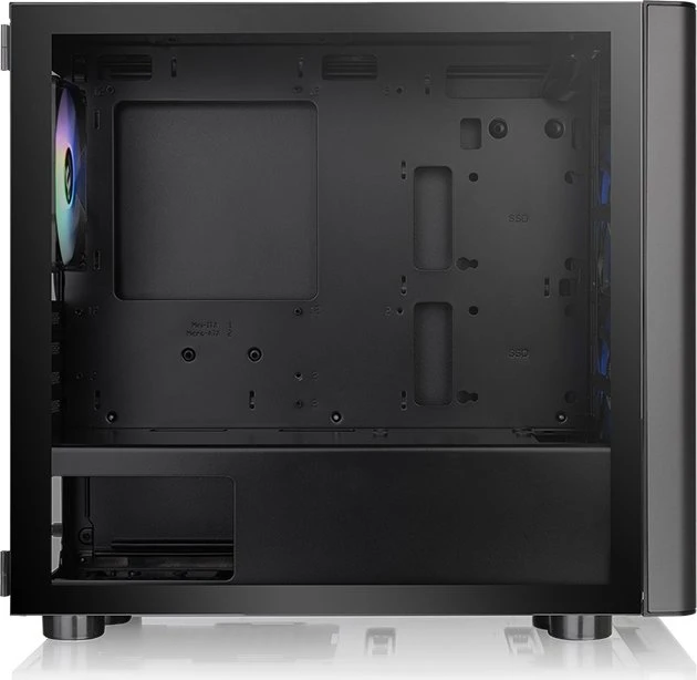 Thermaltake V150 TG ARGB Breeze, schwarz, Glasfenster
