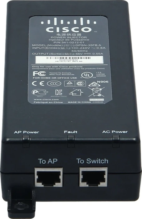 Cisco PoE-Injektor, Wechselstrom 100-240V