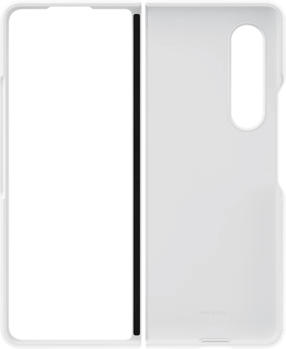 Samsung Silicone Cover für Galaxy Z Fold 3 5G weiß