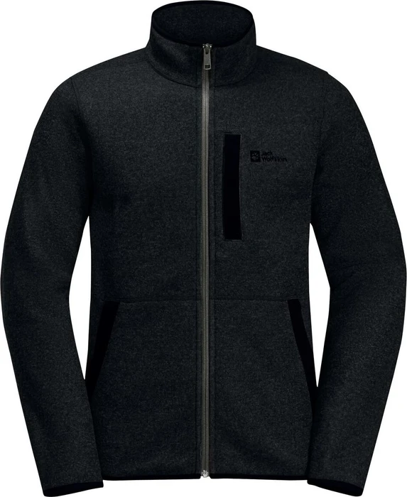 Jack Wolfskin Tannenspur FZ Jacke schwarz (Herren)