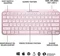 Logitech MX Keys Mini, rosa, LEDs weiß, Logi Bolt, Rose, USB/Bluetooth, US Vorschaubild