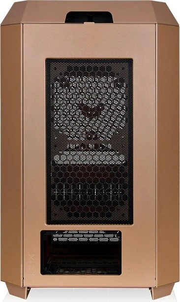 Thermaltake The Tower 300 Gravel Sand, braun, Glasfenster