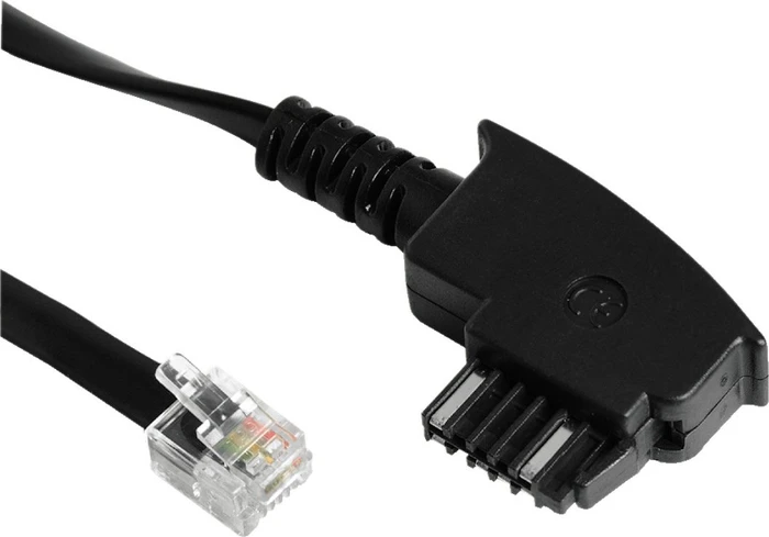 Hama Anschlusskabel ISDN, 6p6c/TST, 3m