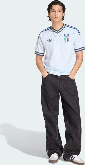 adidas Italien 2026 Auswärtstrikot kurzarm aeroblue (Herren)