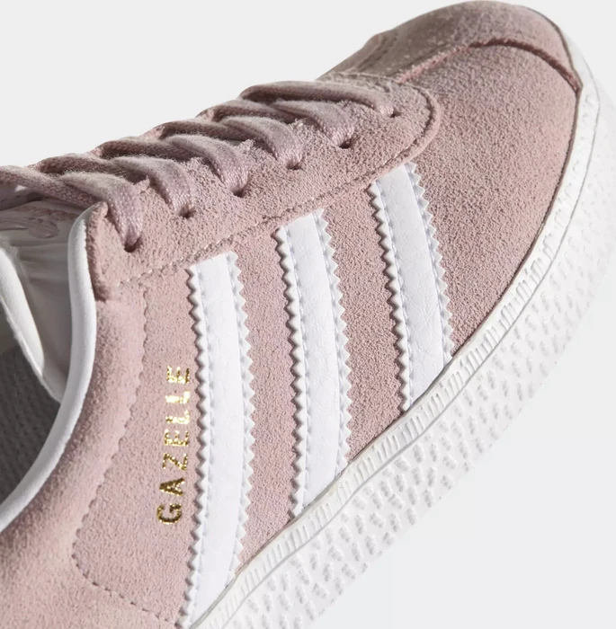 adidas Gazelle icey pink/cloud white/gold metallic (Junior)