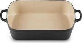 Le Creuset Bratreine aus Gusseisen 40.2x25.9cm 4.9l schwarz matt