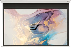 Elite Screens Evanesce Tab Tension B Deckeneinbauleinwand Economy 265.7x149.4cm weißer Rand