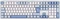Epomaker TH108 Wireless, Blue White, LEDs RGB, hot-swap, Epomaker Creamy Jade, USB/Bluetooth, DE Vorschaubild