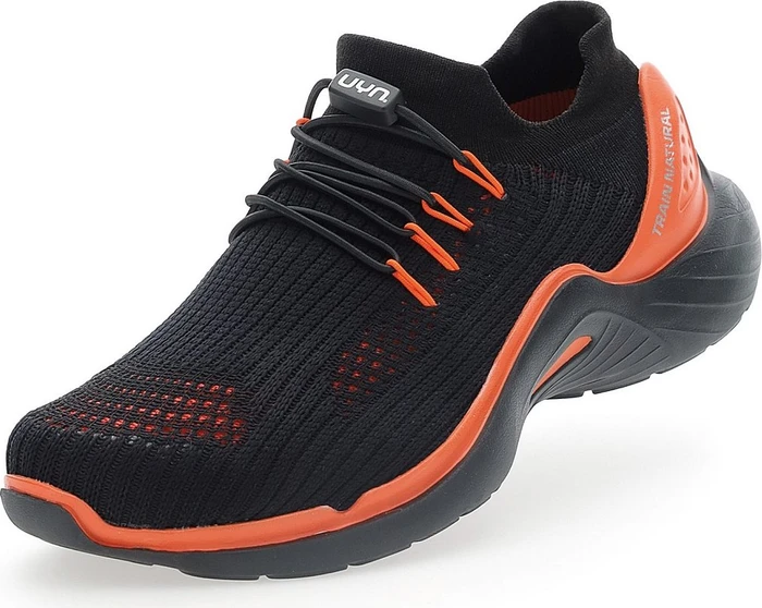 UYN City Running Black Sole schwarz/orange (Herren)