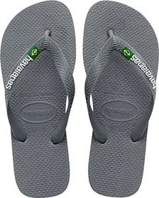 Havaianas Brasil Logo steel grey