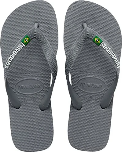 Havaianas Brasil Logo steel grey
