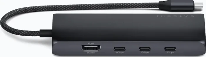 Satechi 8-in-1 Multiport Adapter, Midnight, USB4 [Stecker]