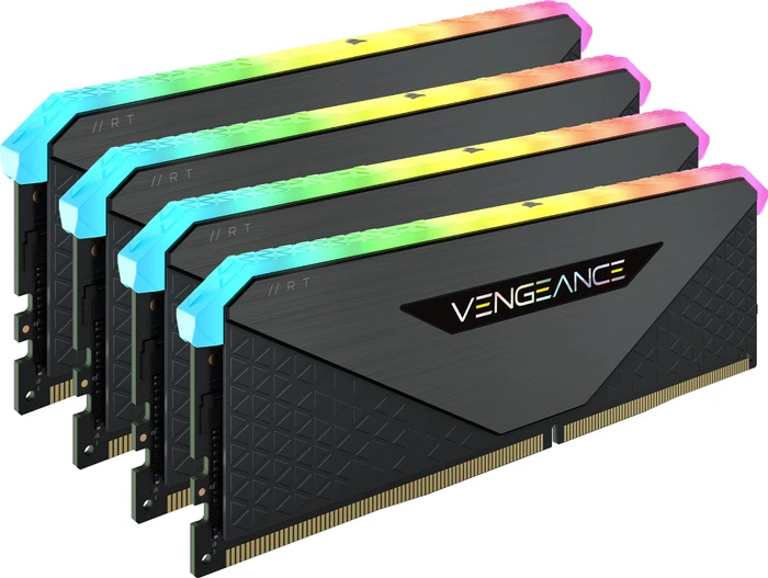 Corsair Vengeance RGB RT Gunmetal UDIMM 64GB Kit, DDR4-3200, CL16-20-20-38