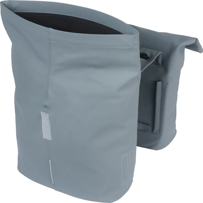 Basil City Doppeltasche MIK Gepäcktasche graphite blue