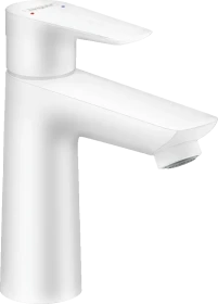 Hansgrohe Talis E Waschtischmischer 110 ohne Ablaufgarnitur mattweiß