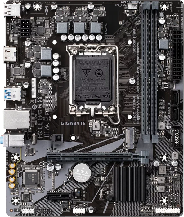 GIGABYTE H610M K DDR4 (Intel 1700)