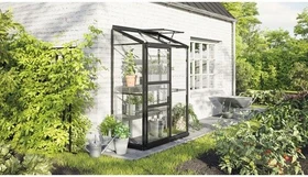 Vitavia Ida 900 ESG 3mm Anlehngewächshaus schwarz