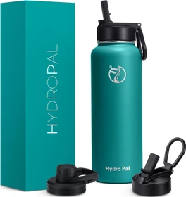 HydroPal Edelstahl Isolierflasche 500ml türkis