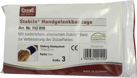 Bort Medical Stabilo Handgelenkbandage Größe 3 blau, 1 Stück