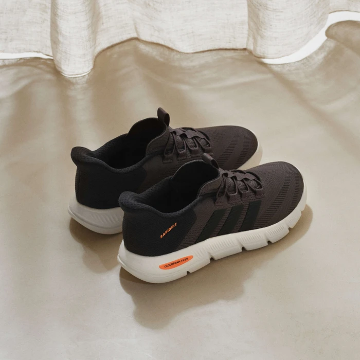 adidas Cloudfoam Flex Rapidfit charcoal/carbon/lucid orange (Herren)