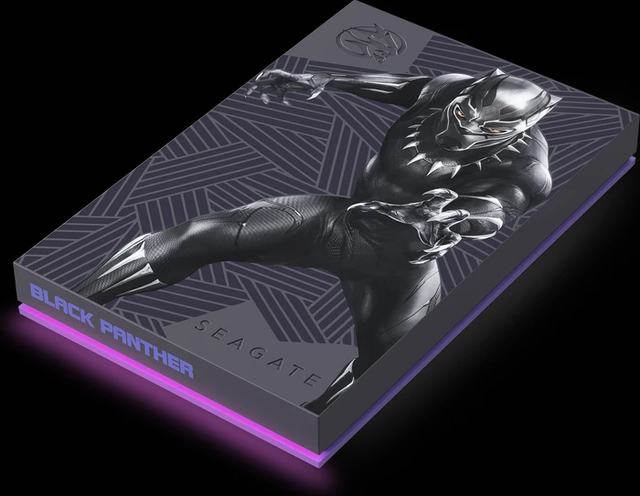 Seagate FireCuda Gaming HDD - Black Panther Special Edition, 2TB, +Rescue, USB 3.0 Micro-B
