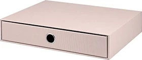 Rössler 1er Schubladenbox, 1 Schublade, A4, powder rosa