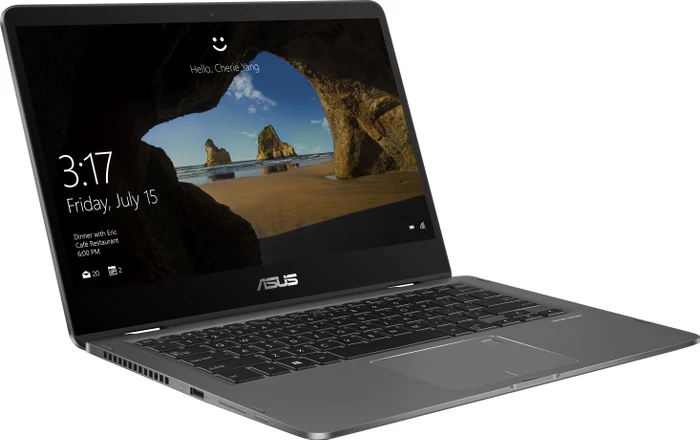 ASUS ZenBook Flip 14 UX461UA, Slate Grey, Core i5-8250U, 8GB RAM, 256GB SSD, DE