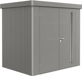 Biohort Neo 1B Gerätehaus mit Doppeltür quarzgrau-metallic