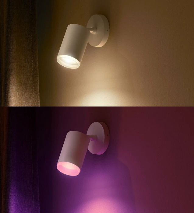 Philips Hue White and Color Ambiance Fugato Spot 1-flammig weiß
