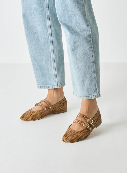 Tamaris Spangenballerinas braun (Damen)