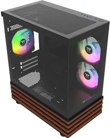 Thermaltake View 170 W ARGB Black, schwarz/braun, Glasfenster