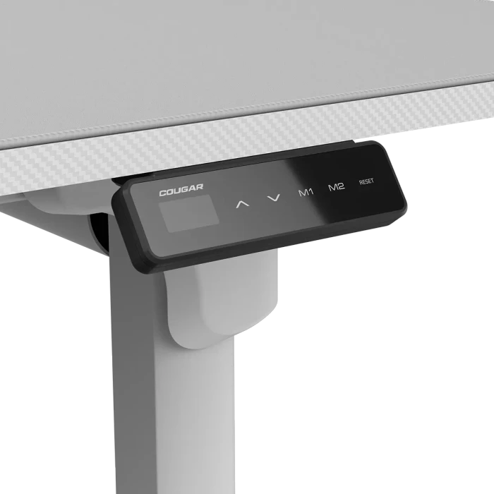 Cougar E-Grav Gaming Desk elektrisch höhenverstellbarer Schreibtisch 180x75cm weiß/weiß