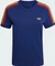 adidas 3-Streifen Slim T-Shirt kurzarm dark blue/team power red 2/crew yellow (Damen) Vorschaubild