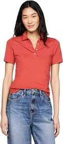 Tommy Hilfiger 1985 Slim Fit Poloshirt kurzarm rot (Damen)