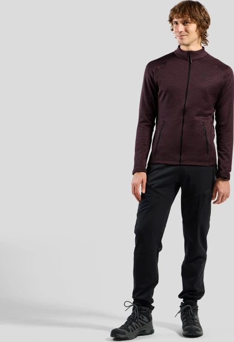 Odlo Tencia Mid Layer Jacke fudge melange (Herren)