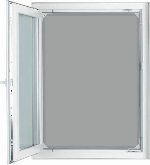 EASYmaxx Teleskop-Fliegengitter mit integriertem Netz 120x140cm weiß