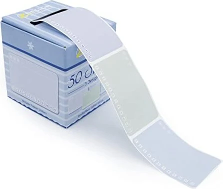 AVERY Zweckform 50 Aufkleber 56822 Eiskristalle 58,0 x 38,0 mm