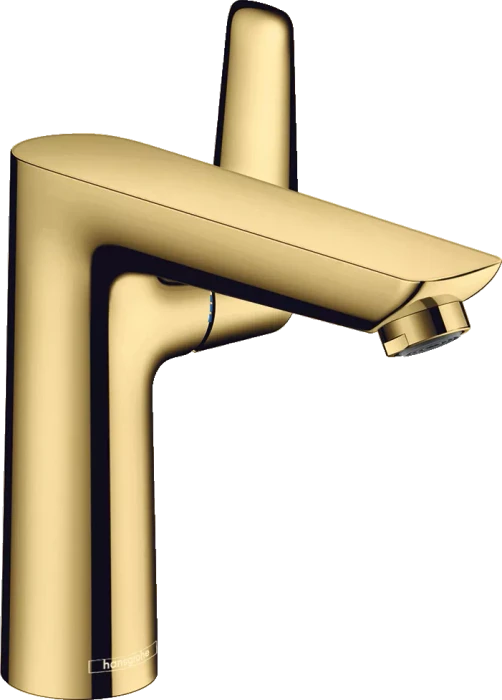 Hansgrohe Talis E 150 mit Zugstangen-Ablaufgarnitur polished goldoptik