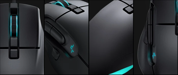 DeepCool MG350 FPS Gaming Mouse, schwarz, USB