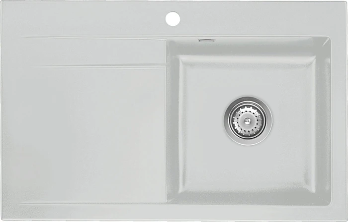 systemceram Stema 80 Einbau Becken rechts alu